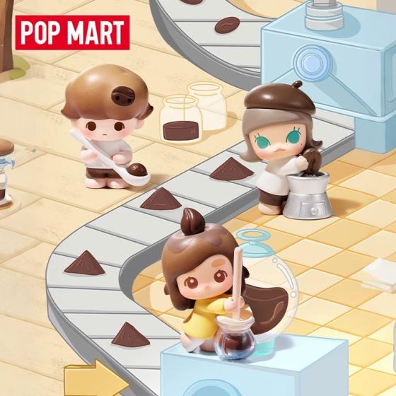 POPMART泡泡玛特泡泡萌粒咖啡工厂袋装盲袋（1粒）