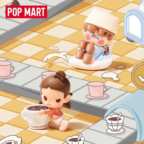POPMART泡泡玛特泡泡萌粒咖啡工厂袋装盲袋（1粒）
