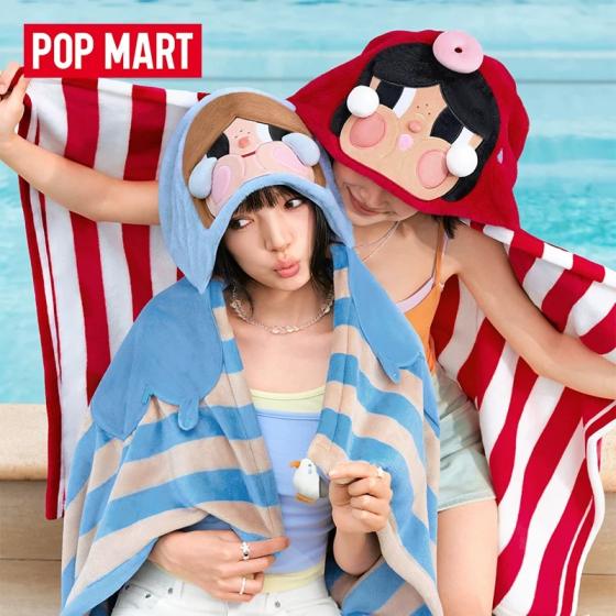 POPMART泡泡玛特CRYBABY泪流成海系列二合一颈枕毯周边