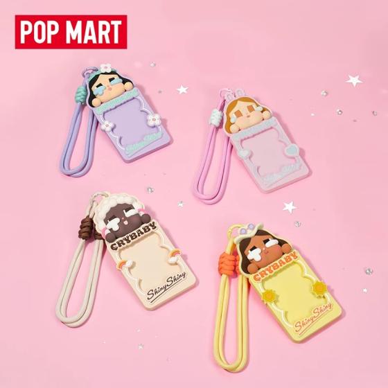 POPMART泡泡玛特CRYBABY SHINY SHINY系列卡套盲盒周边