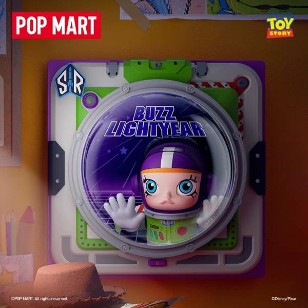 POPMART泡泡玛特MEGA SPACE MOLLY 巴斯光年《俯瞰》立体画普通版