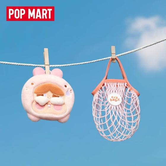 POPMART泡泡玛特CRYBABY泪流成海系列多用造型收纳包周边