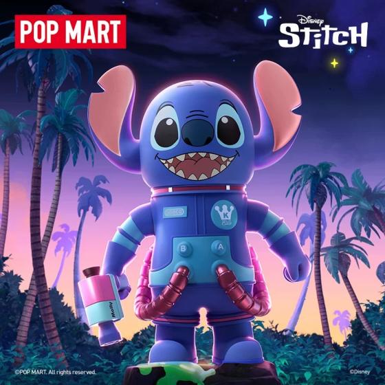 POPMART泡泡玛特MEGA SPACE MOLLY 400% 史迪奇摆件