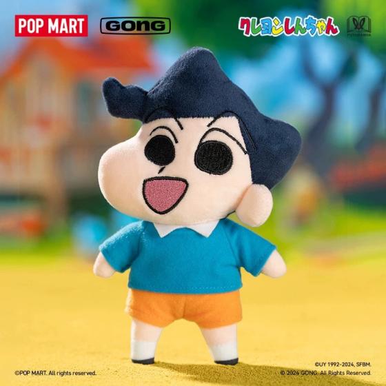 POPMART泡泡玛特 共鸣 《蜡笔小新》可发声收藏挂件毛绒