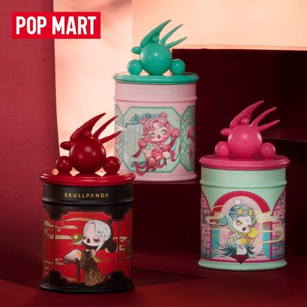 POPMART泡泡玛特SKULLPANDA「邸语」观中景系列香氛蜡烛盲盒