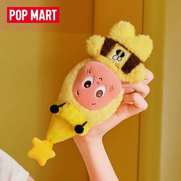 POPMART泡泡玛特星星人欢迎来到月球表面系列蜂蜜毛绒挂件周边