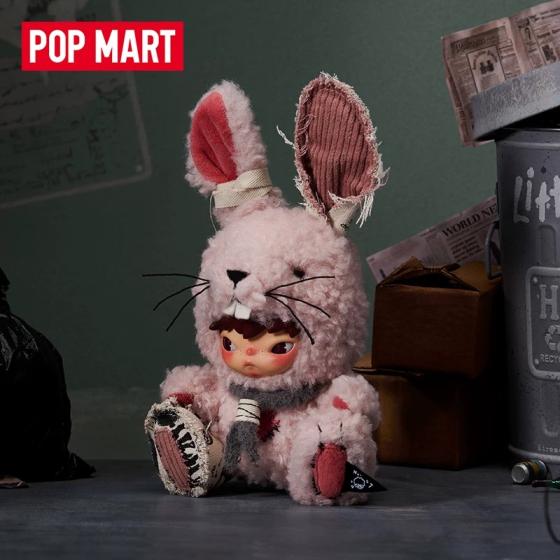 POPMART泡泡玛特Hirono小野兔毛绒公仔挂件盲盒