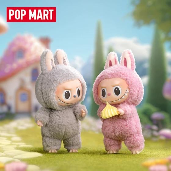 POPMART泡泡玛特LABUBU THE MONSTERS心动马卡龙搪胶脸盲盒