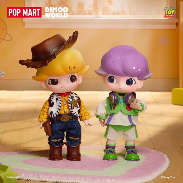 POPMART泡泡玛特DIMOO玩具总动员系列1/8可动人偶盲盒