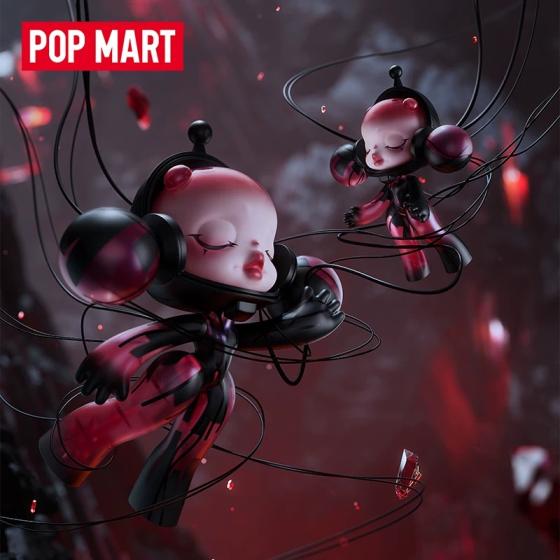 POPMART泡泡玛特MEGA SKULLPANDA 400% 红水晶摆件