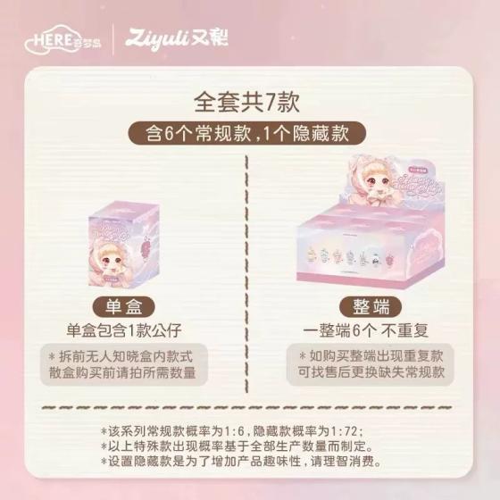 ZIYULI又梨-奇幻裁缝铺系列毛绒手办