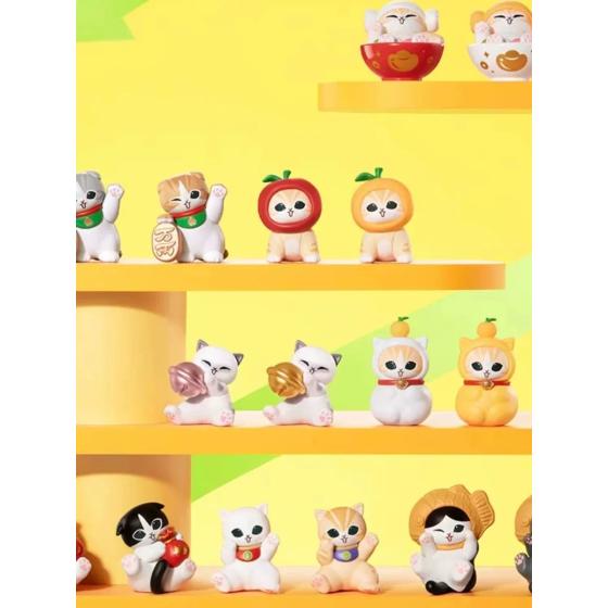 玩乐主义猫福珊迪招福喵系列小猫头系列盲盒