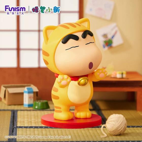 蜡笔小新-猫咪变装中尺寸手办