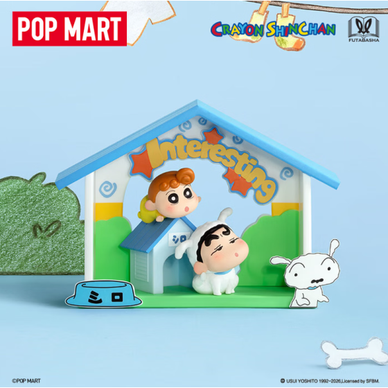 POPMART泡泡玛特蜡笔小新童心剧场系列手办盲盒摆件