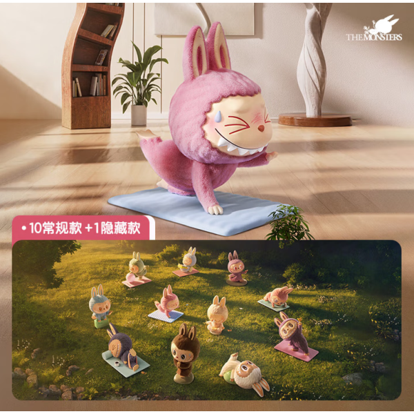 팝마트 마트 the monsters 게으른 요가 손 블라인드 박스