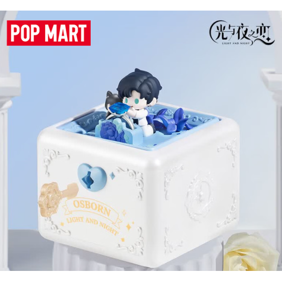 POPMART泡泡玛特光与夜之恋 翻转浪漫 · 戒指盒场景手办
