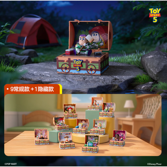 POPMART泡泡玛特迪士尼/皮克斯玩具总动员5系列手办盲盒摆件