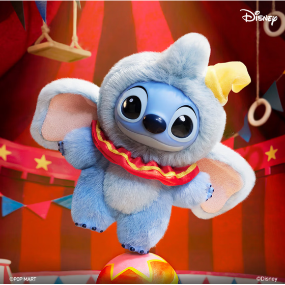 POPMART泡泡玛特史迪奇穿越系列搪胶毛绒挂件盲盒
