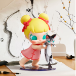 POPMART泡泡玛特Baby Molly喵趣横生手办盲盒