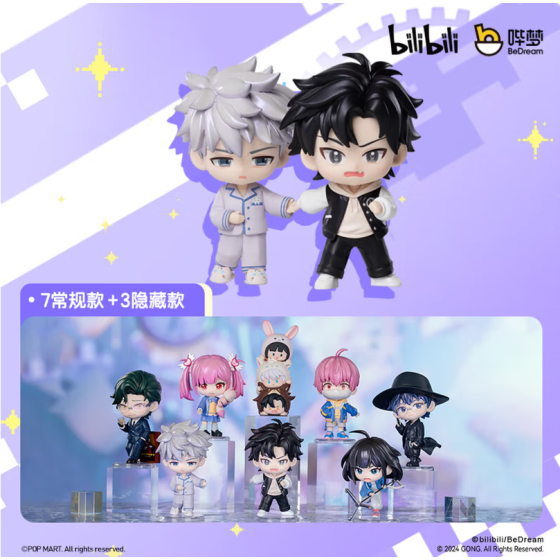 POPMART泡泡玛特共鸣时光回响系列《时光代理人第二季》手办