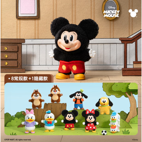 POPMART泡泡玛特米奇家族萌在一起挂件手办盲盒
