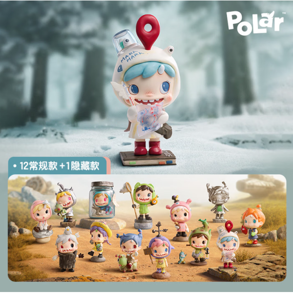 POPMART泡泡玛特POLAR第二季 林边秘径系列手办盲盒摆件