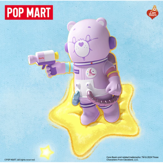 POPMART泡泡玛特MEGA SPACE MOLLY 400%+100% 甜梦熊摆件