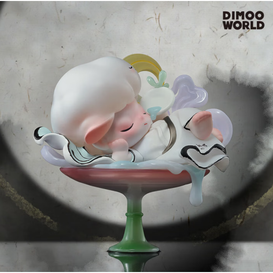 POPMART泡泡玛特DIMOO一盏风月系列手办盲盒摆件