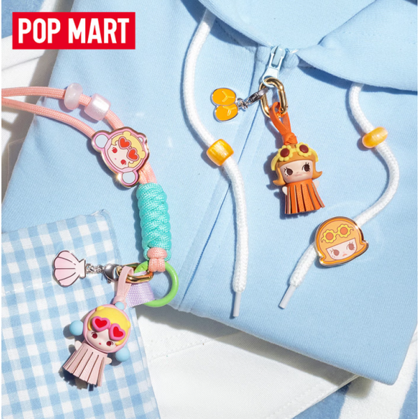POPMART泡泡玛特泡泡萌粒 海岛度假系列装饰挂饰盲盒周边