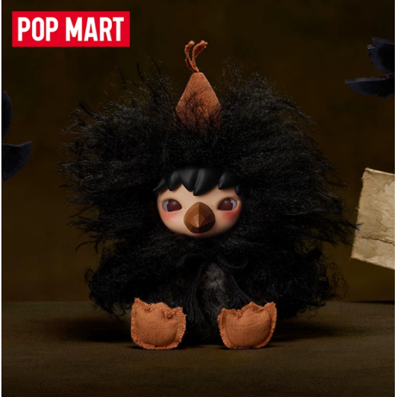 POPMART泡泡玛特Hirono雾中人系列毛绒公仔挂件盲盒