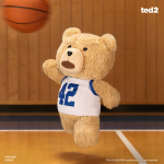 POPMART泡泡玛特共鸣《TED2》 泰迪熊可动毛绒玩偶 HOT NERD TED