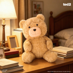 POPMART泡泡玛特共鸣《TED2》 泰迪熊可动毛绒玩偶 HOT NERD TED