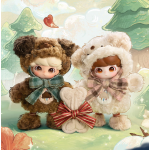 POPMART泡泡玛特DIMOO Tiny Puppy 1/8可动人偶