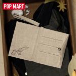 POPMART泡泡玛特Hirono雾中人系列布艺护照夹包包周边