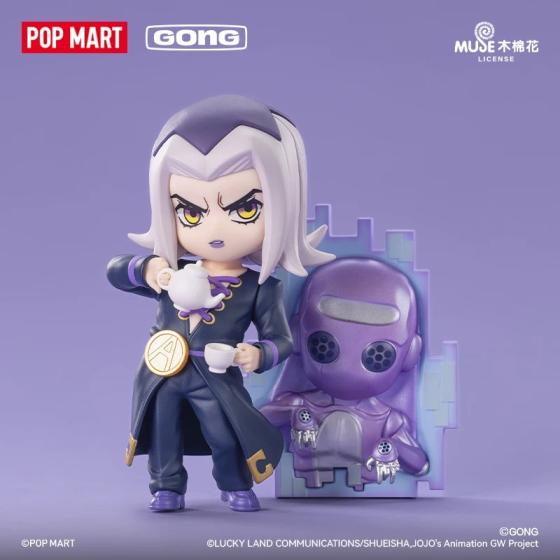 POPMART泡泡玛特共鸣JOJO的奇妙冒险黄金之风盲盒手办