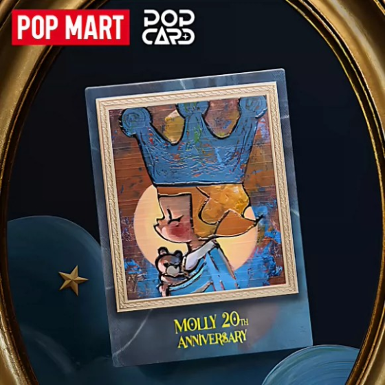 POPMART泡泡玛特MOLLY20周年纪念收藏册卡牌周边
