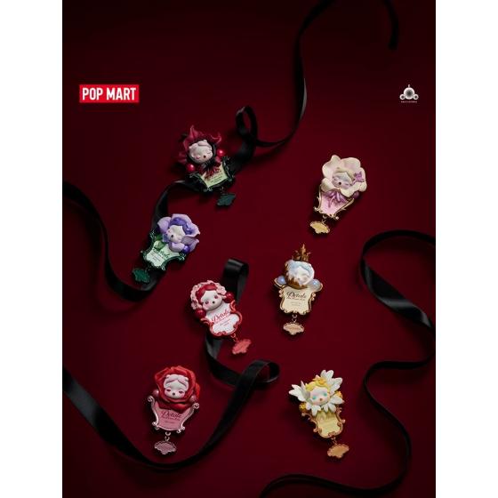 POPMART泡泡玛特SKULLPANDA花的四幕戏系列冰箱贴盲盒家居周边