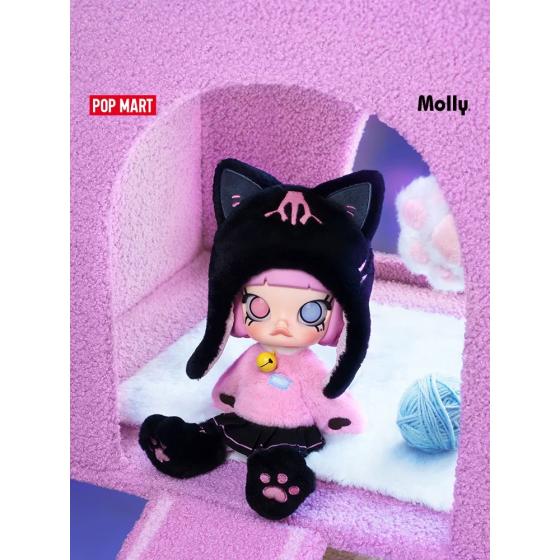 POPMART泡泡玛特MOLLY躲猫猫1/8可动人偶盲盒娃娃