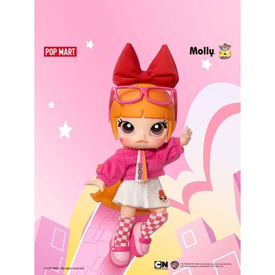 POPMART泡泡玛特MOLLY × 飞天小女警系列可动人偶盲盒