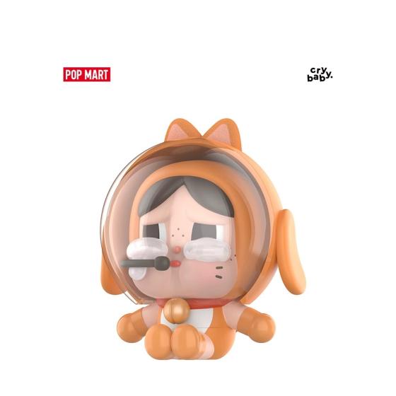 POPMART泡泡玛特Crybaby宇航猫手办