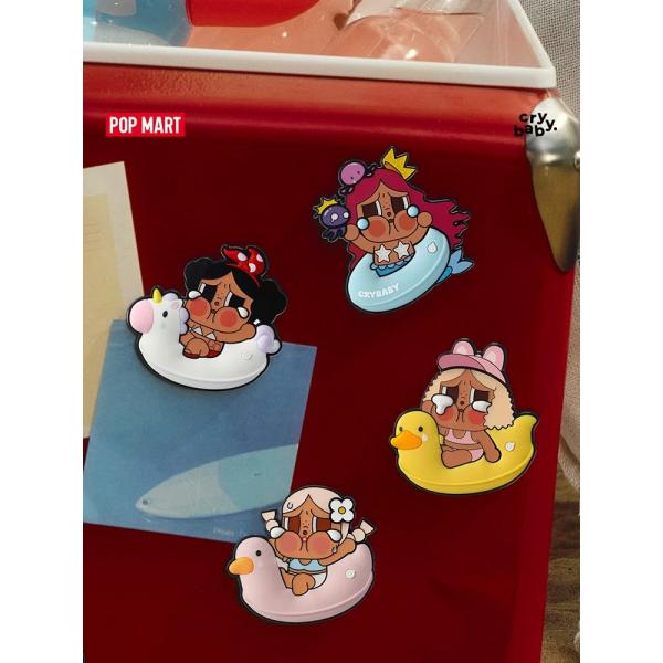 POPMART泡泡玛特CRYBABY Vacation Mode On系列冰箱贴盲盒周边