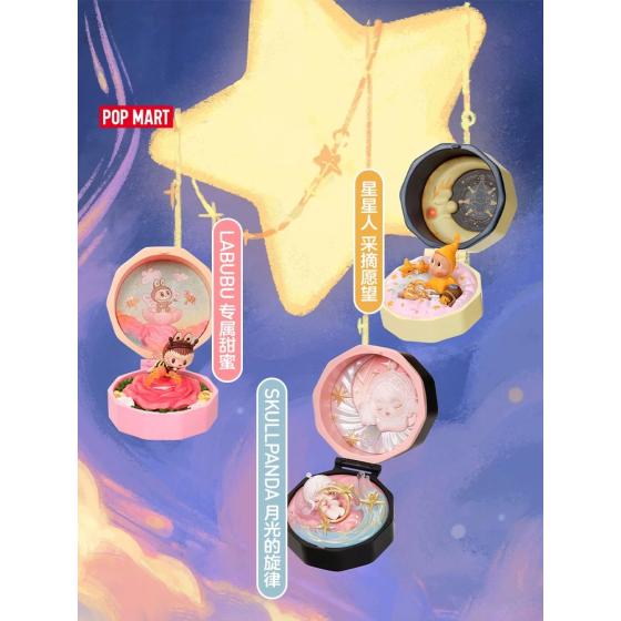 POPMART泡泡玛特浪漫指尖系列4场景手办盲盒摆件