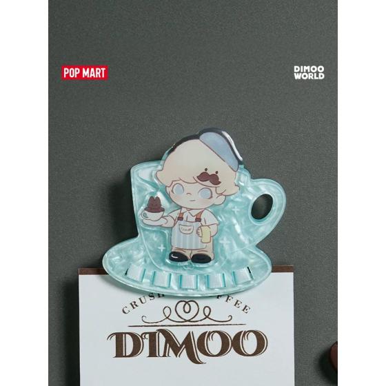 POPMART泡泡玛特DIMOO心动特调系列盲盒亚克力冰箱贴夹子