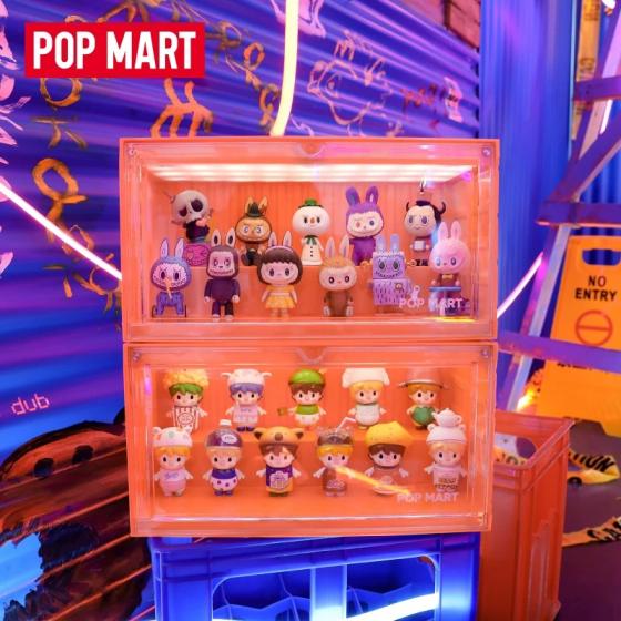 POPMART泡泡玛特 彩色集装箱手办发光展示盒