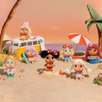 POPMART泡泡玛特CRYBABY Vacation Mode On系列搪胶毛绒挂件盲盒