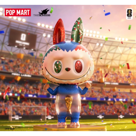 POPMART泡泡玛特MEGA LABUBU 400% 世界杯