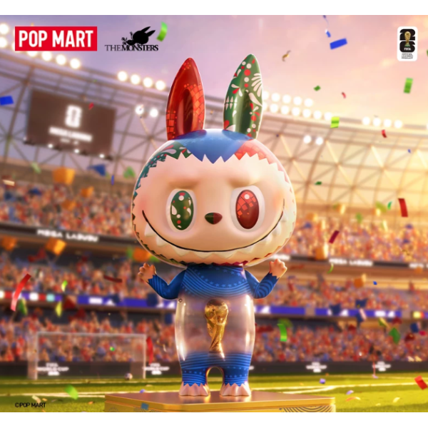 POPMART泡泡玛特MEGA LABUBU 400% 世界杯