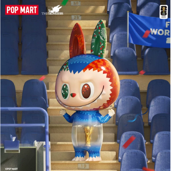 POPMART泡泡玛特MEGA LABUBU 400% 世界杯