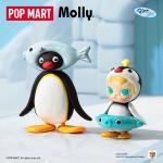 POPMART泡泡玛特Baby Molly × PINGU鱼趣多多手办摆件