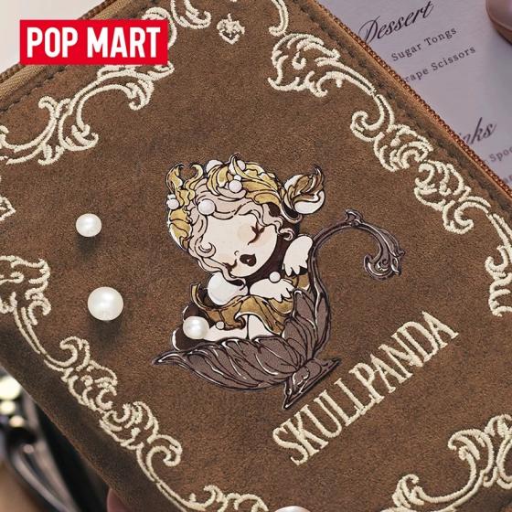 POPMART泡泡玛特SKULLPANDA餐桌系列护照夹收纳周边